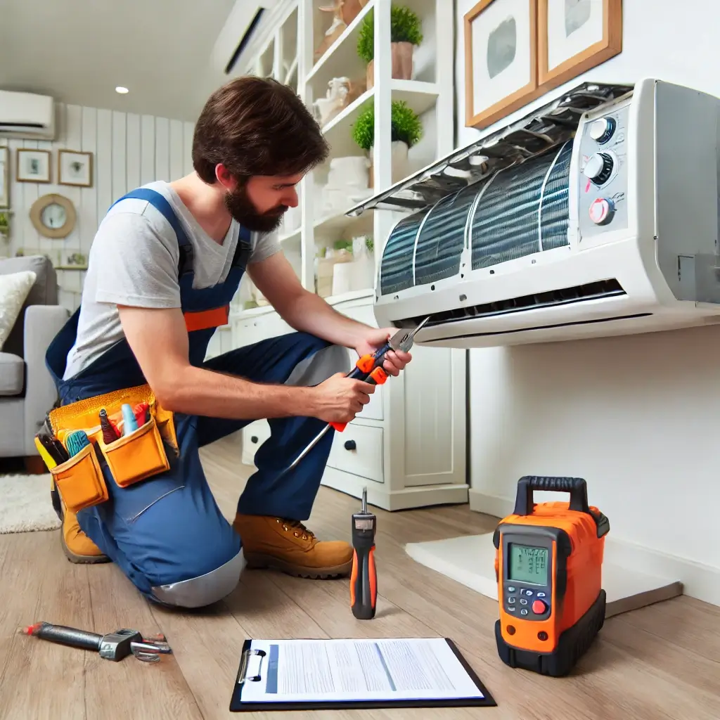 فحص وصيانة أنظمة التكييف